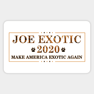 Joe Exotic 2020 - Make America exotic again Sticker